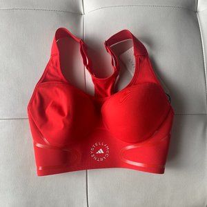 NWT adidas x stella mccartney red sports bra